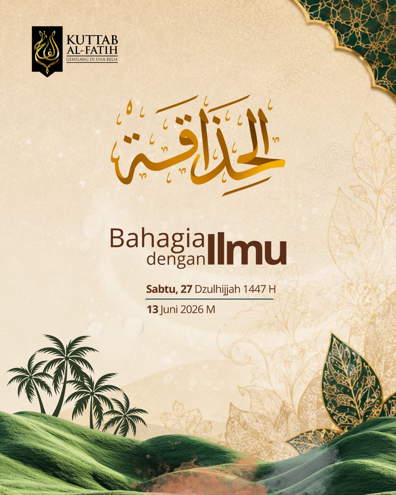 Bahagia dengan ilmu